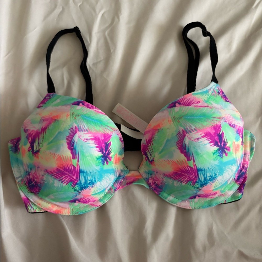 PINK Victoria's Secret Tropical Print Bra